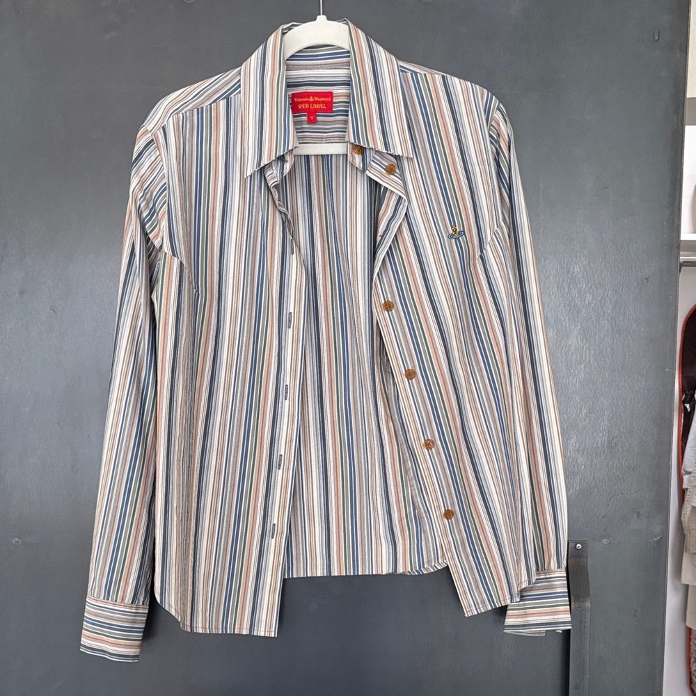 Vivienne Westwood Red Label Striped Button-Up Shirt
